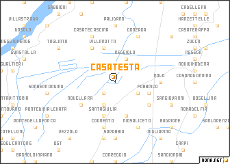 map of Casa Testa