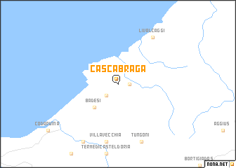 map of Cascabraga