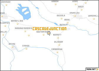 map of Cascade Junction