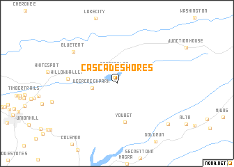 map of Cascade Shores