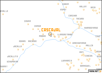 map of Cascajal