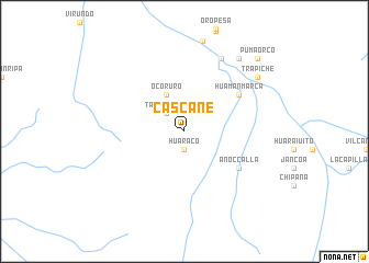 map of Cascañe