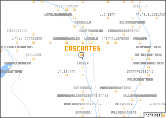 map of Cascantes