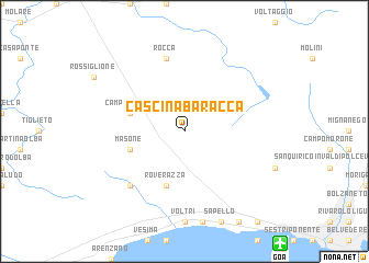 map of Cascina Baracca