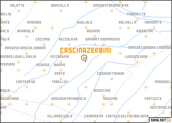 map of Cascina Zerbini