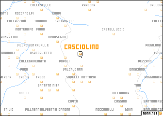 map of Casciolino