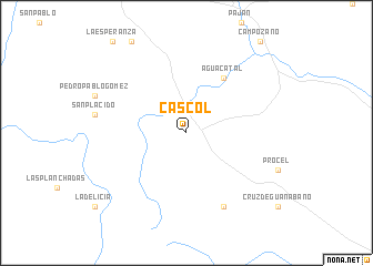 map of Cascol