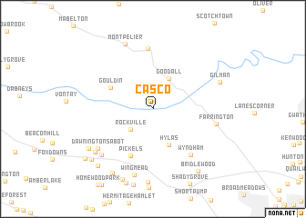 map of Casco