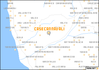 map of Case Cannavali