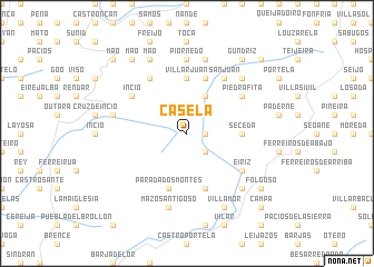 map of Casela