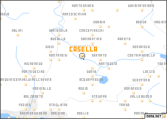 map of Casella