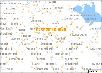 map of Caserío La Joya