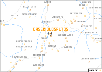 map of Caserío Los Altos