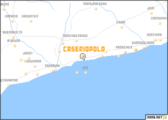 map of Caserío Polo