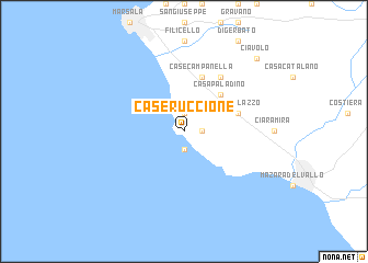 map of Case Ruccione