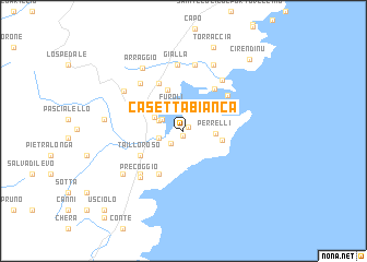 map of Casetta Bianca