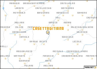 map of Casetta di Tiara