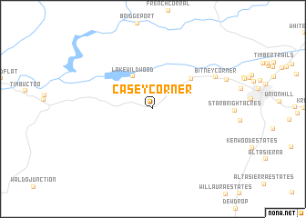 map of Casey Corner