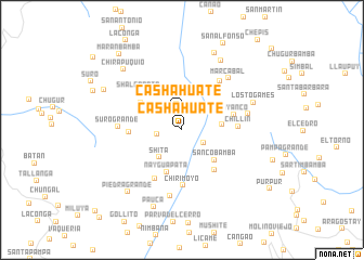 map of Cashahuate