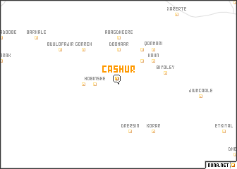 map of Cashur