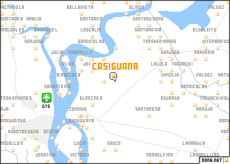 map of Casiguana