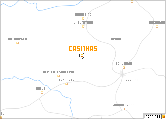 map of Casinhas