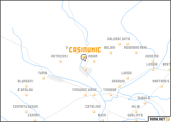 map of Caşinu Mic