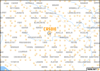 map of Casoie