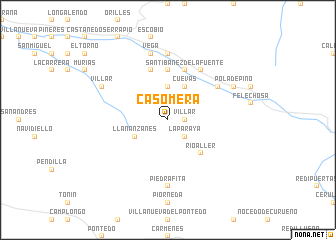 map of Casomera