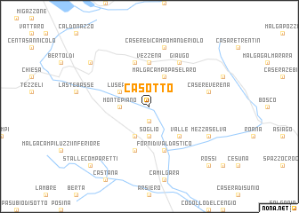 map of Casotto
