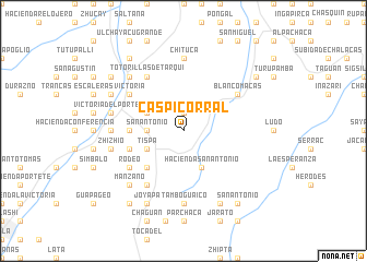 map of Caspi-Corral