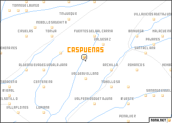 map of Caspueñas