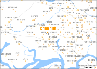 map of Cassama