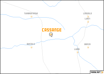 map of Cassange