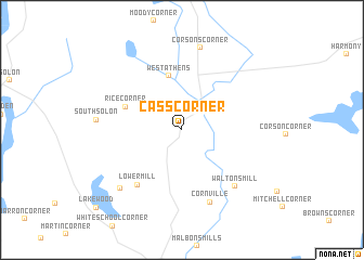 map of Cass Corner