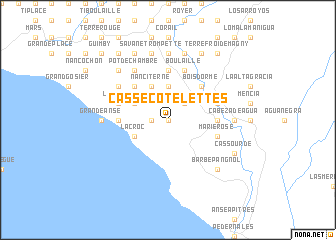 map of Casse Côtelettes