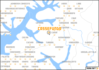 map of Cassèfunda