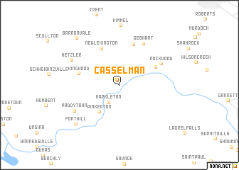 map of Casselman