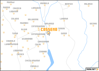 map of Cassema