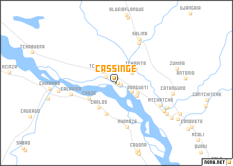 map of Cassinge