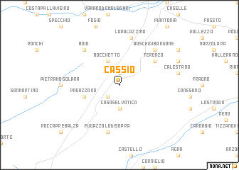 map of Cassio