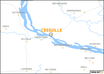 map of Cassville