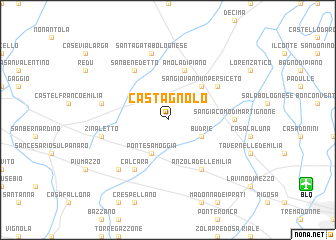 map of Castagnolo