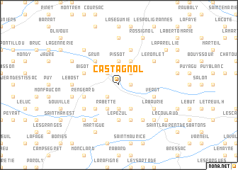 map of Castagnol