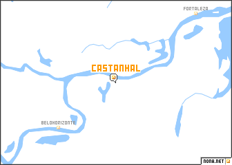 map of Castanhal