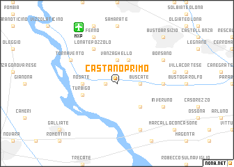 map of Castano Primo