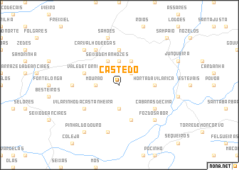 map of Castedo