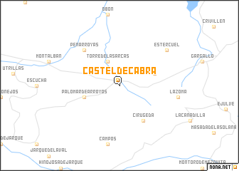 map of Castel de Cabra