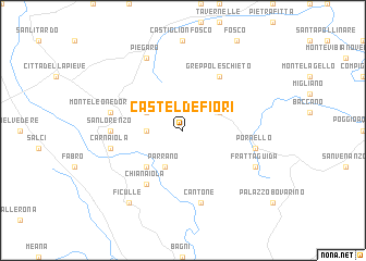 map of Castel deʼ Fiori