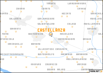map of Castellanza